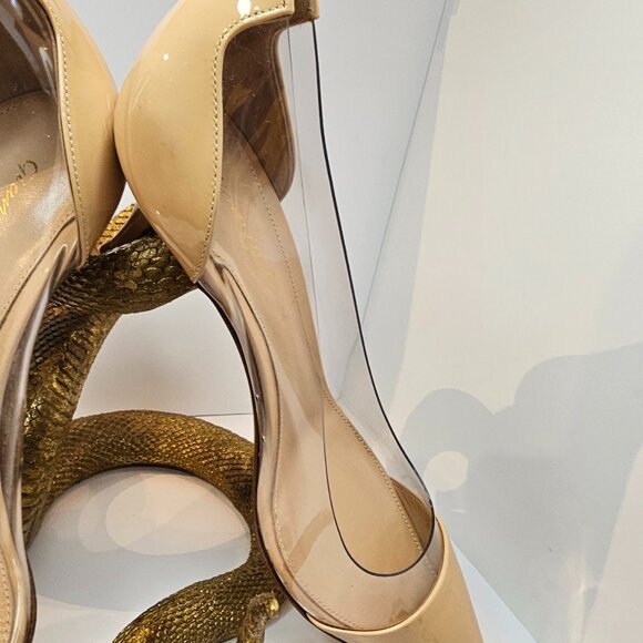 Gianvito Rossi Plexi 70 leather and PVC pumps 💯🔥💖 US Size 6 EU 36 - Picture 13 of 15